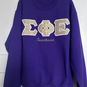 Sigma Phi Epsilon embroidered Sweetheart sweatshirt